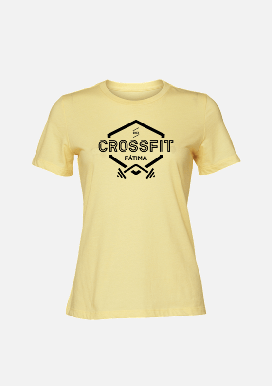 T - SHIRT CrossFit Fátima - Vanilla / Rose / Sunset - TugaSox Fitness Store