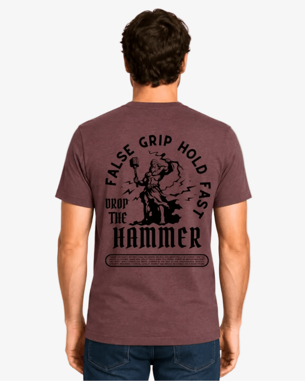 T-Shirt Drop the Hammer - TugaSox Fitness Store