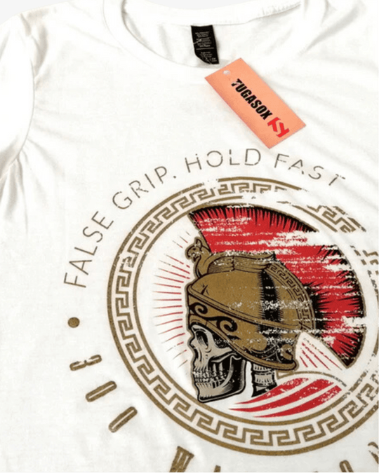 T-Shirt feminina 300 WARRIORS | White - TugaSox Fitness Store