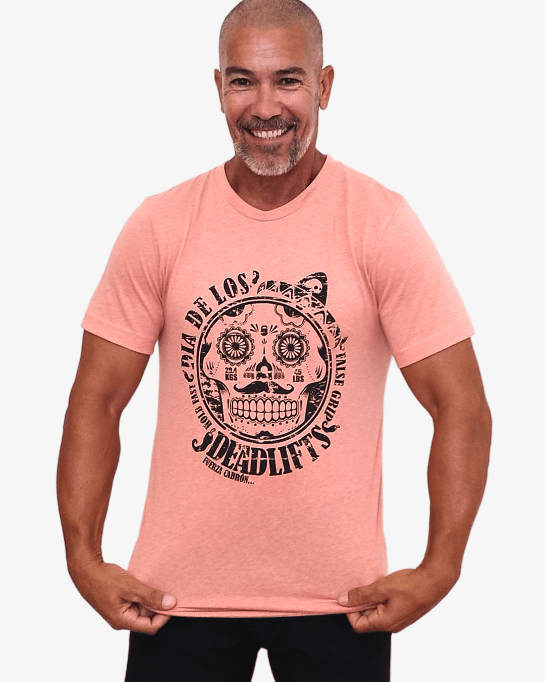 T-Shirt FUERZA CABRON | Sunset Orange - TugaSox Fitness Store