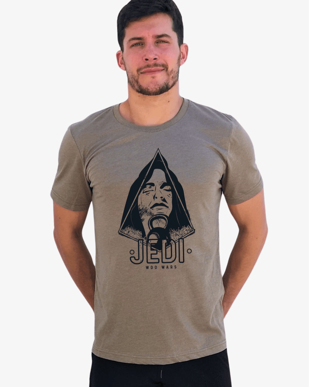 T-Shirt JEDI - WOD WARS | Olive - TugaSox Fitness Store