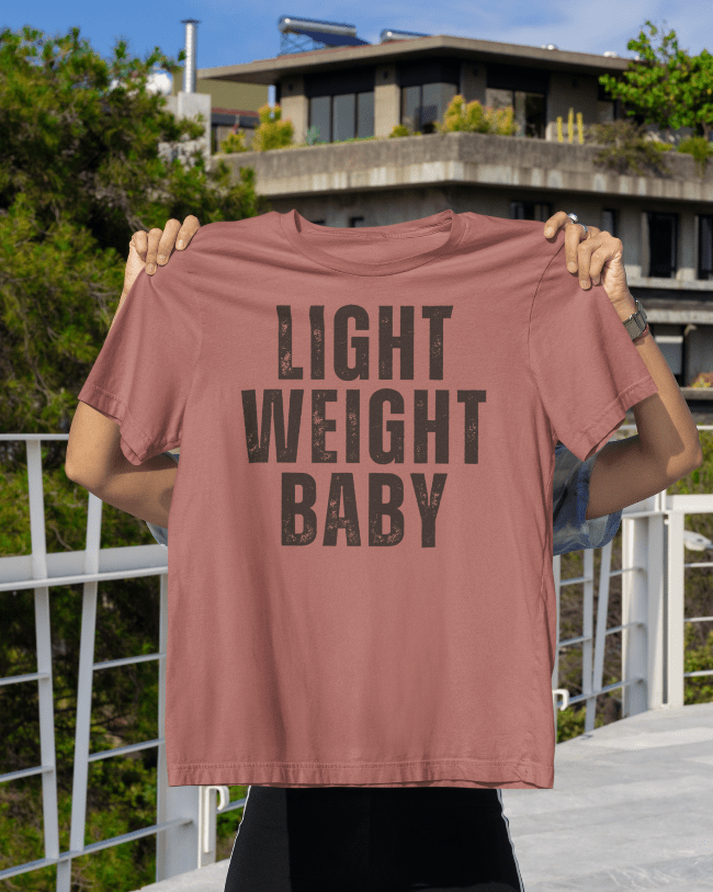 T-Shirt LIGHTWEIGHT BABE | Desert Rose - TugaSox Fitness Store