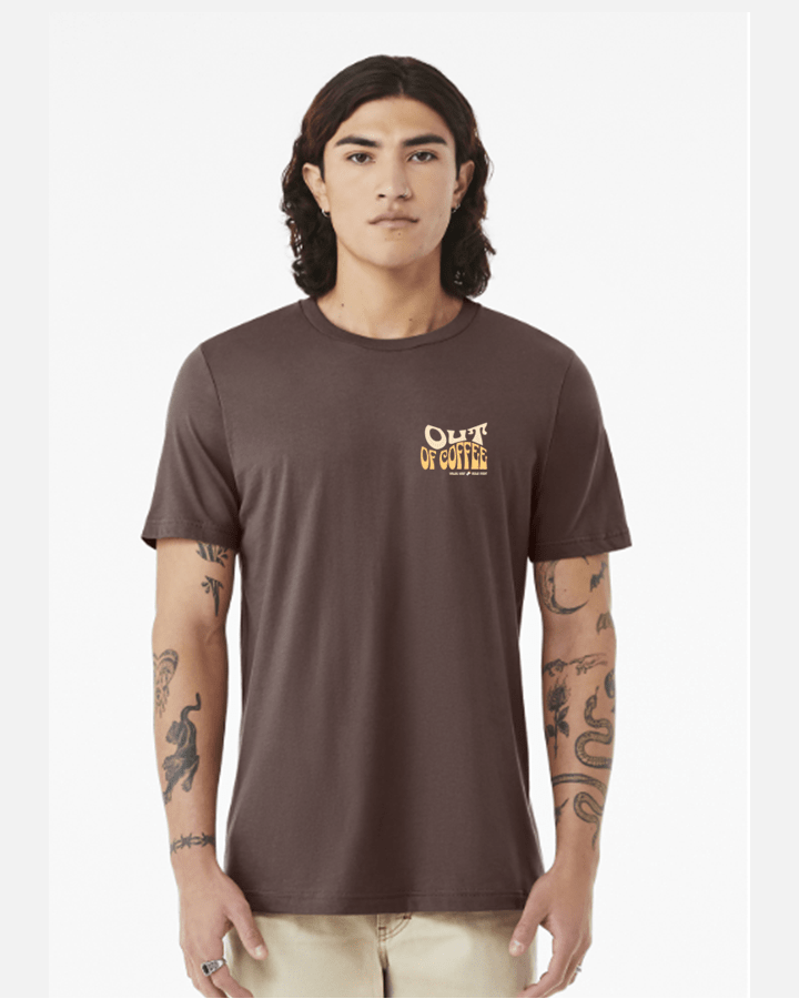 T-Shirt Ran Out of Coffee - Unissexo - TugaSox Fitness Store