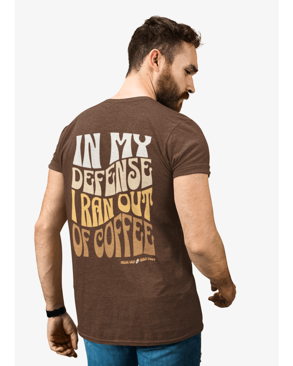 T-Shirt Ran Out of Coffee - Unissexo - TugaSox Fitness Store