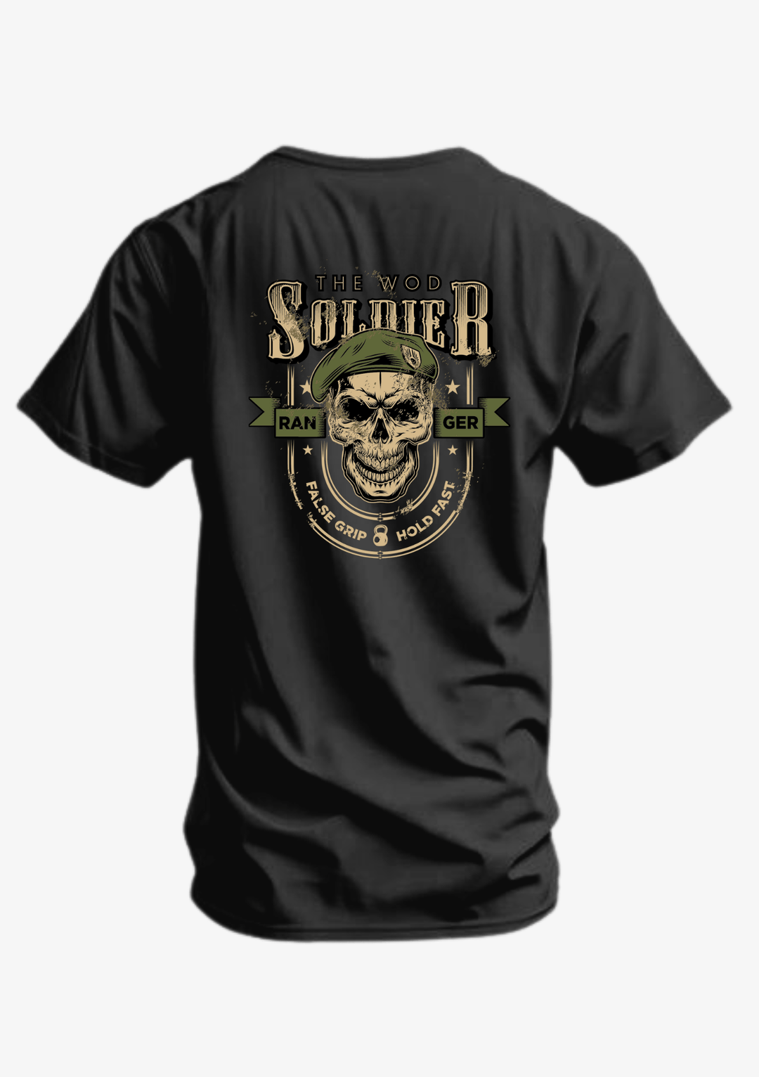 T-Shirt WOD SOLDIER | Grey - TugaSox Fitness Store