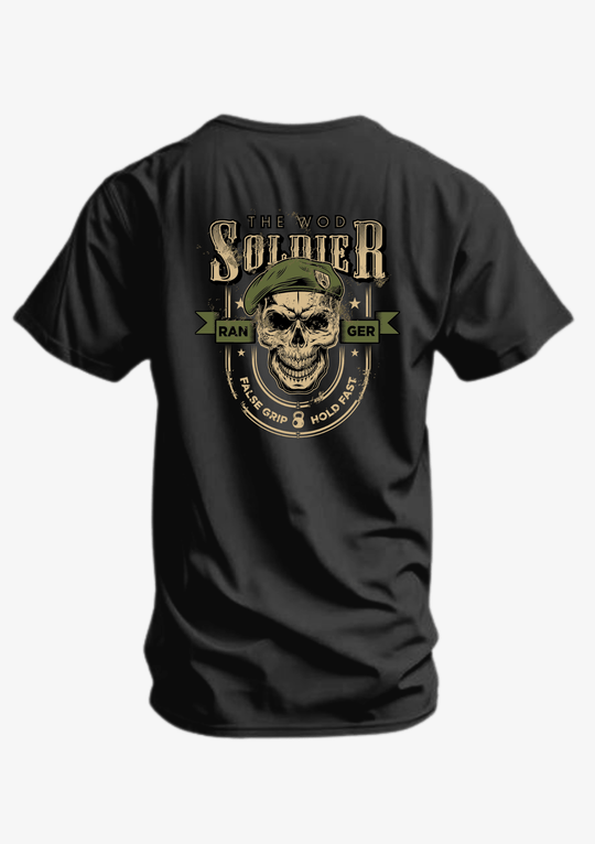T-Shirt WOD SOLDIER | Grey - TugaSox Fitness Store