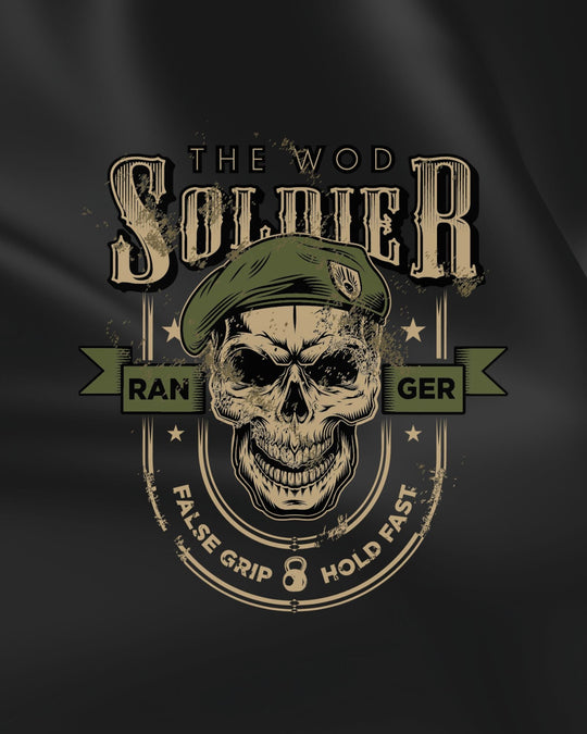 T-Shirt WOD SOLDIER | Grey - TugaSox Fitness Store