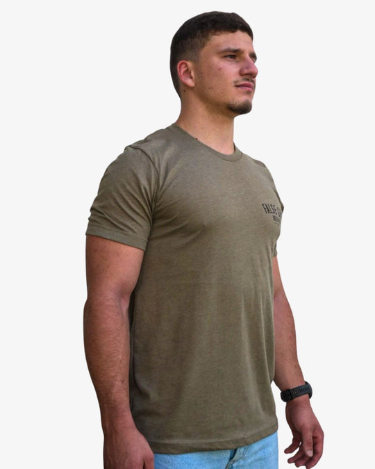T-Shirt WOD SOLDIER | Olive - TugaSox Fitness Store