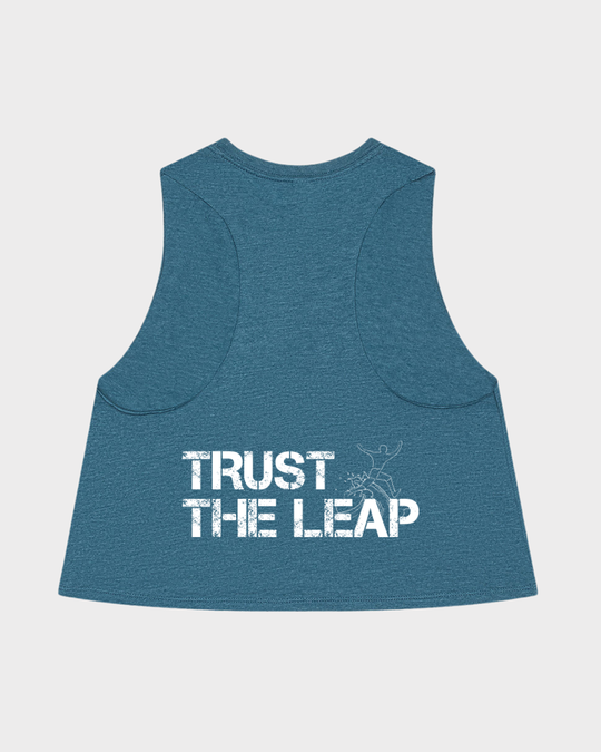 crop tank personalizado the leap costas teal