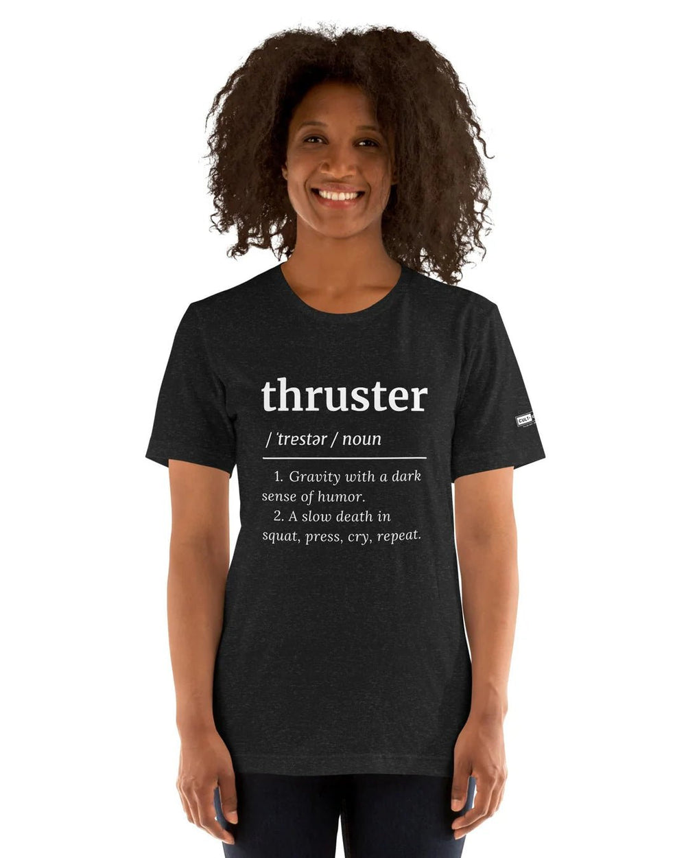 Thruster Definition Unisex Tee | Cult - ionary Collection - TugaSox Fitness Store