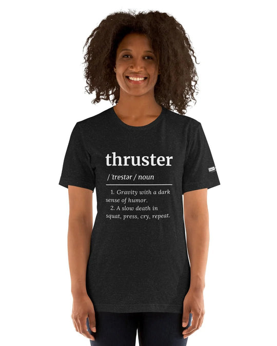 Thruster Definition Unisex Tee | Cult - ionary Collection - TugaSox Fitness Store