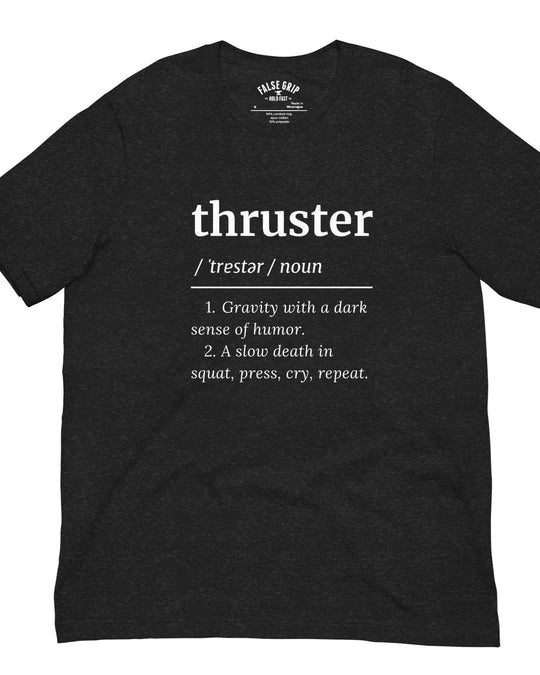 Thruster Definition Unisex Tee | Cult - ionary Collection - TugaSox Fitness Store