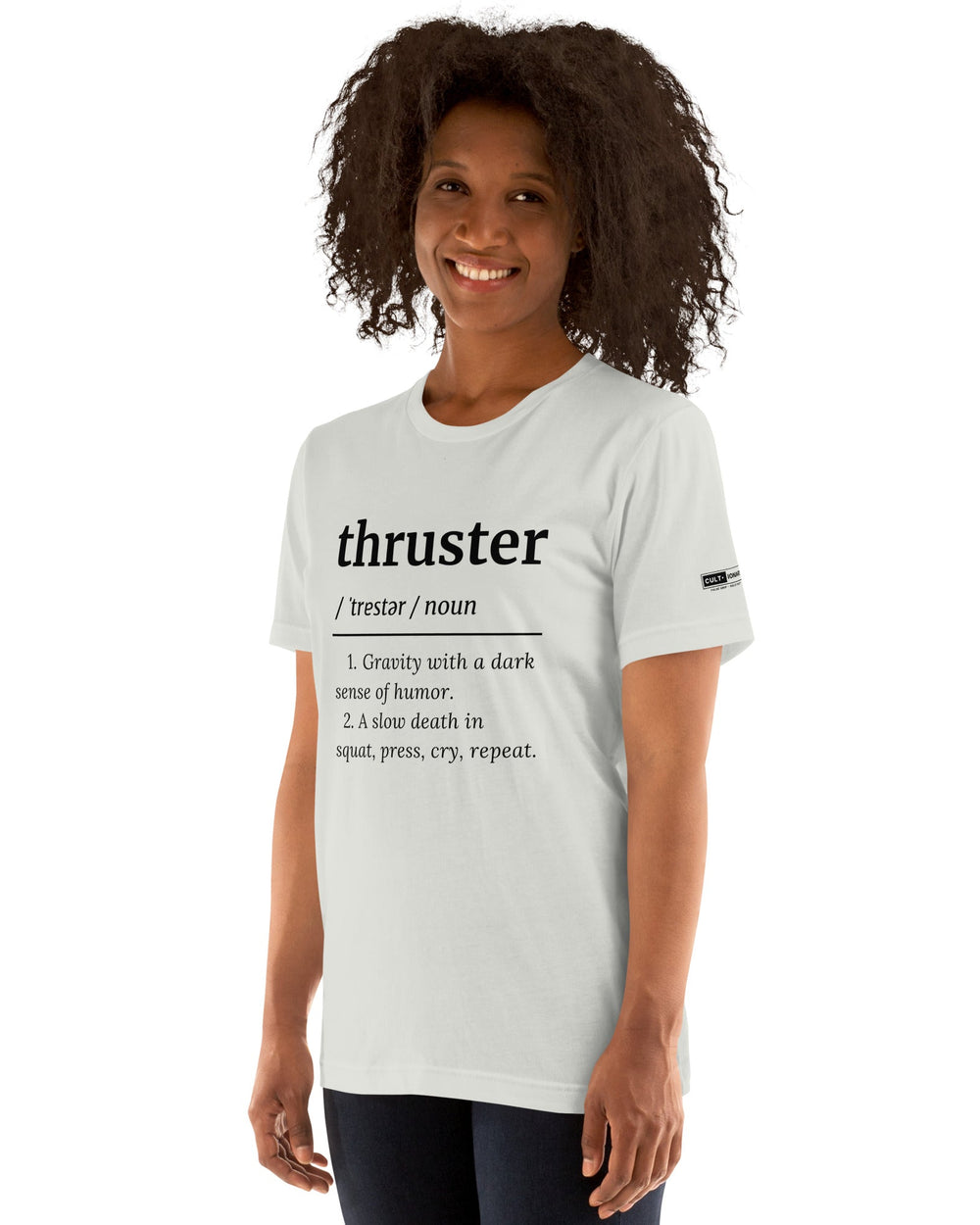 thruster definition unisex tee light frente