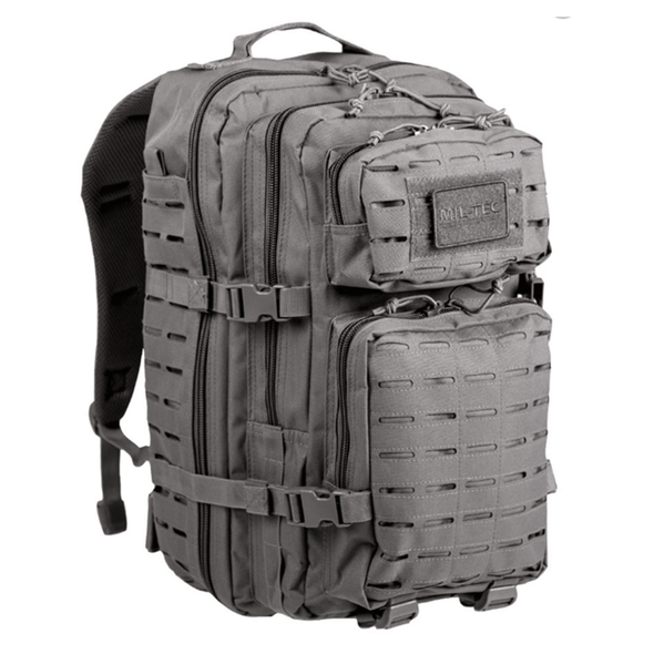 Mochila Mil-Tec Laser Cut Assault Pack - Urban Grey  36L | Backpack Mil-Tec Laser Cut Assault Pack - Urban Grey