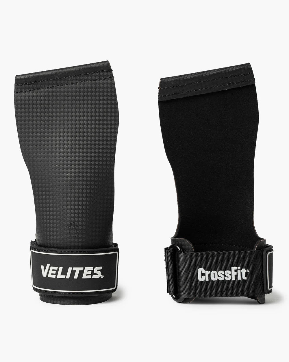 Velites x CrossFit® Quad Ultra NO CHALK Hand Grips | Black - TugaSox Fitness Store