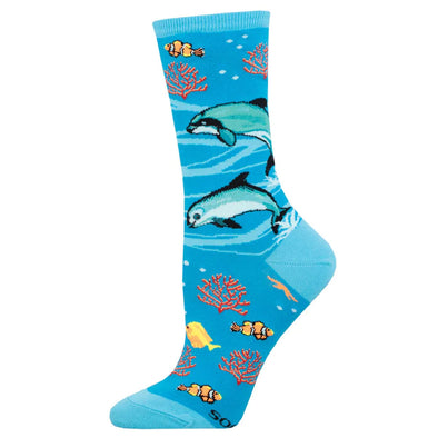 Vaquita Dolphin Ladies Crew socks