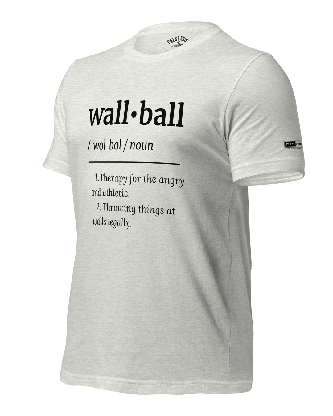 wall ball definition unisex tee  frente lateral