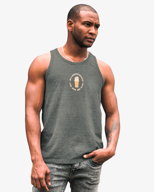 Tank WILL BURPEE FOR BEER – Olive | False Grip x TugaSox