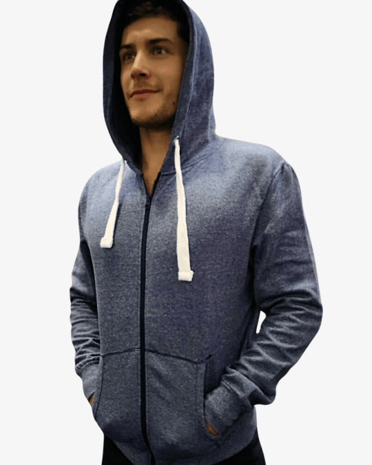 ZIP HOODIE Air Force Blue - TugaSox Fitness Store