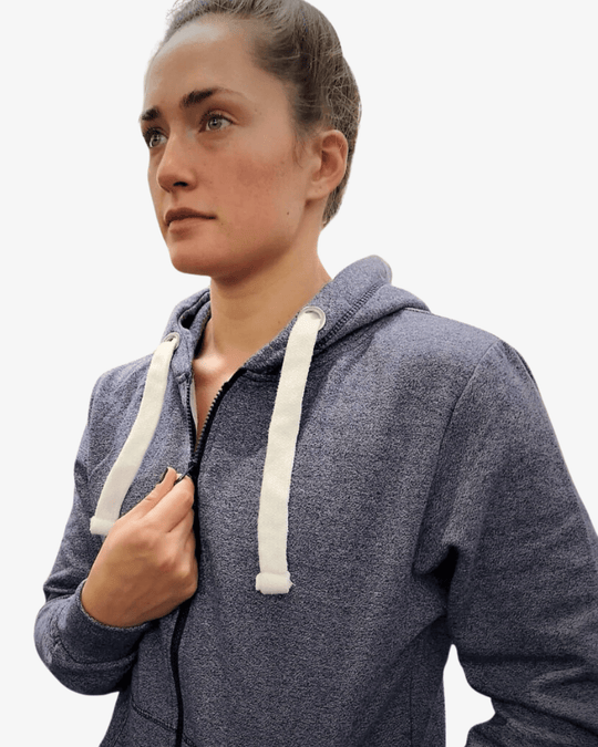 ZIP HOODIE Air Force Blue - unissexo - TugaSox Fitness Store