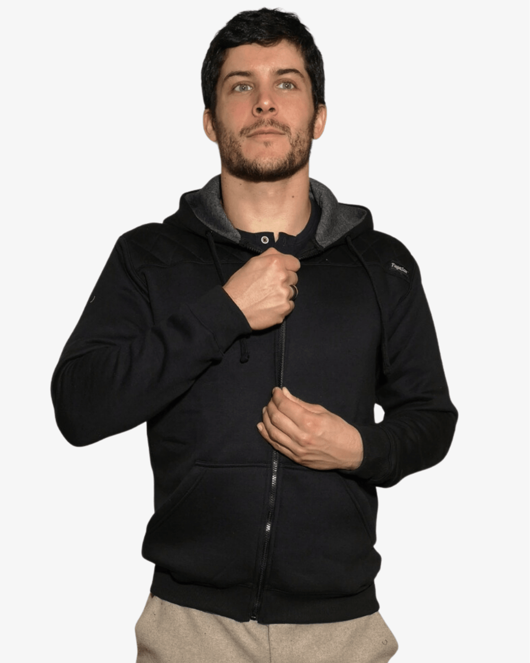 Zip Hoodie CARBON – Unissexo | TugaSox - TugaSox Fitness Store