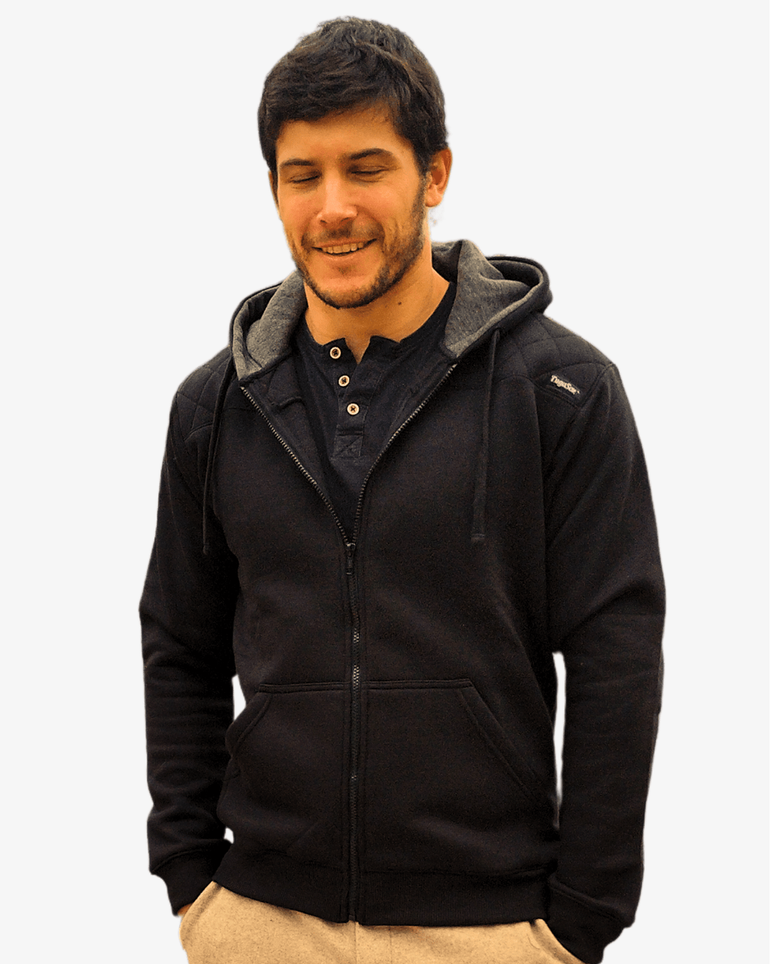 Zip Hoodie CARBON – Unissexo | TugaSox - TugaSox Fitness Store