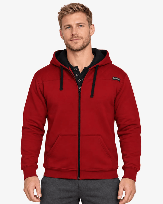 Zip Hoodie Red Rush – Unissexo - TugaSox Fitness Store