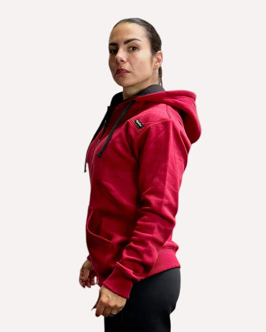Zip Hoodie Red Rush – Unissexo - TugaSox Fitness Store
