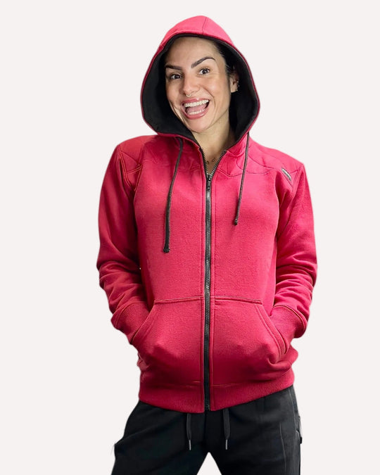 Zip Hoodie Red Rush – Unissexo - TugaSox Fitness Store