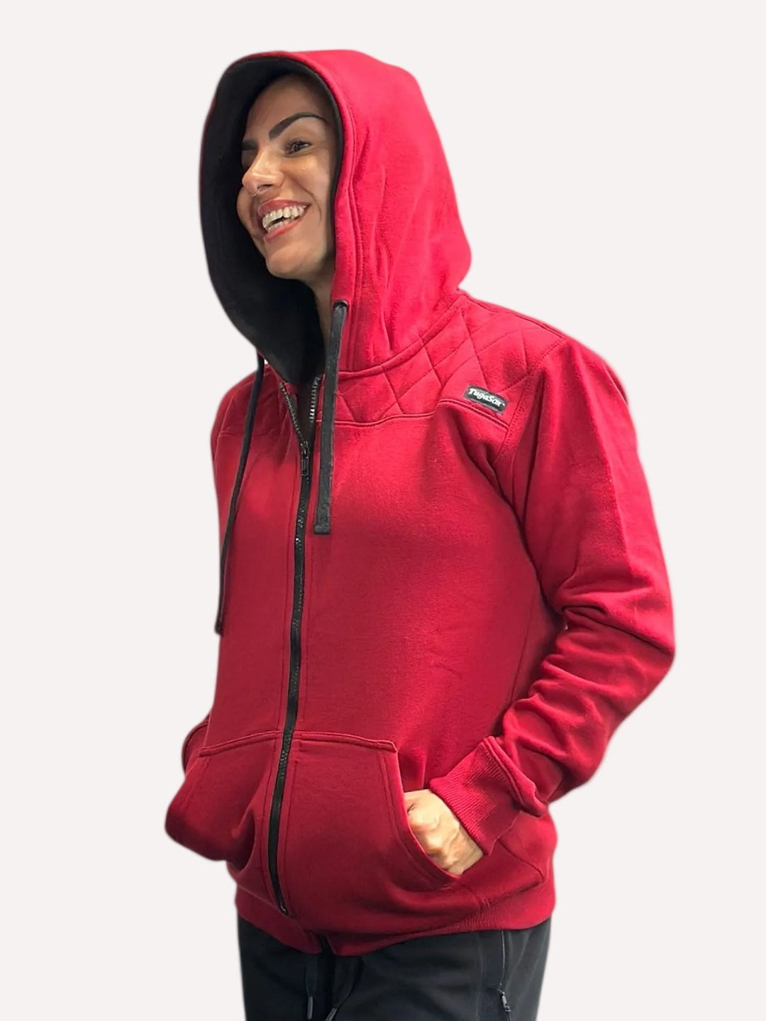 Zip Hoodie Red Rush – Unissexo - TugaSox Fitness Store