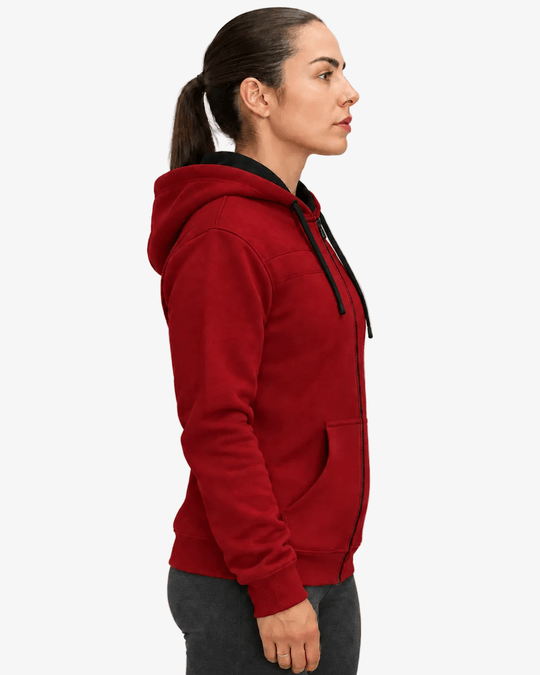 Zip Hoodie Red Rush – Unissexo - TugaSox Fitness Store