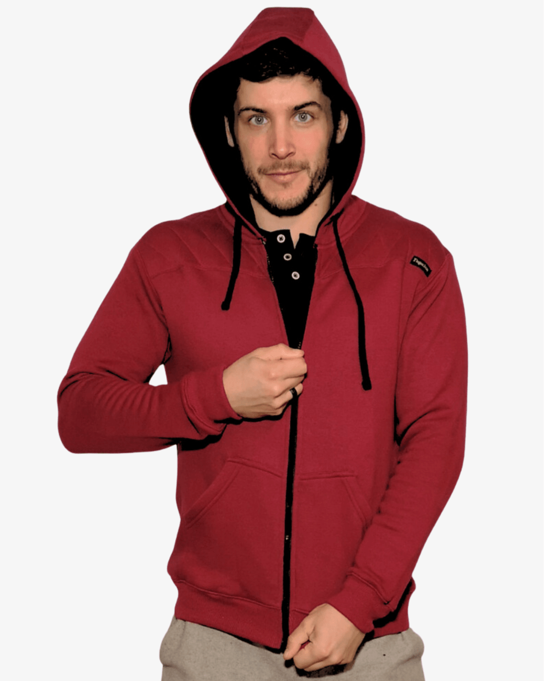 Zip Hoodie RED RUSH – Unissexo | TugaSox - TugaSox Fitness Store