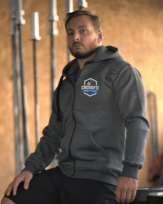 Zip Hoodie Storm Grey – CrossFit Parque das Nações - TugaSox Fitness Store