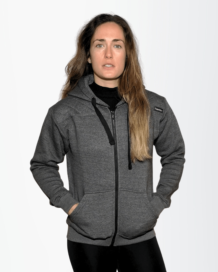 Zip Hoodie Storm Grey – Unissexo - TugaSox Fitness Store