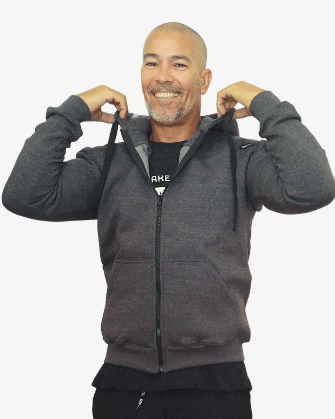 Zip Hoodie STORM GREY – Unissexo | TugaSox - TugaSox Fitness Store