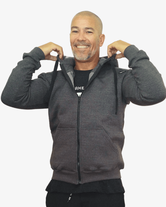 Zip Hoodie STORM GREY – Unissexo | TugaSox - TugaSox Fitness Store