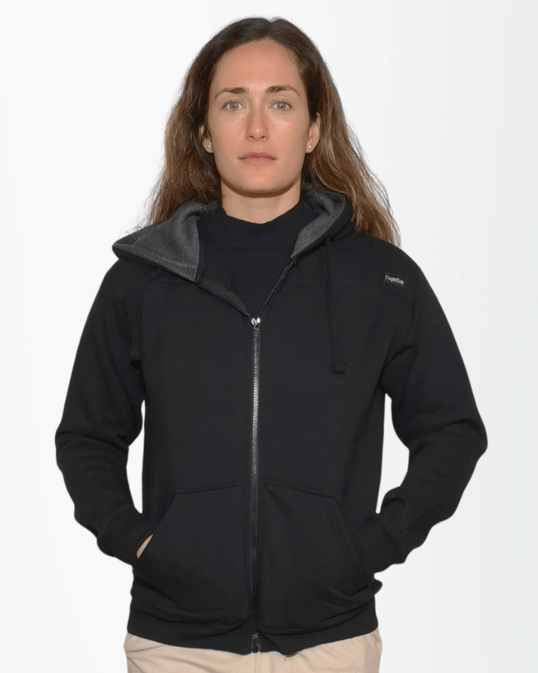 Zip Hoodie Unissexo CARBON | TugaSox - TugaSox Fitness Store