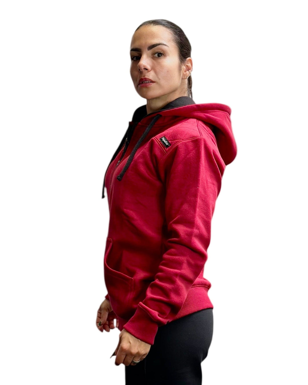 Zip Hoodie Unissexo RED RUSH | TugaSox - TugaSox Fitness Store