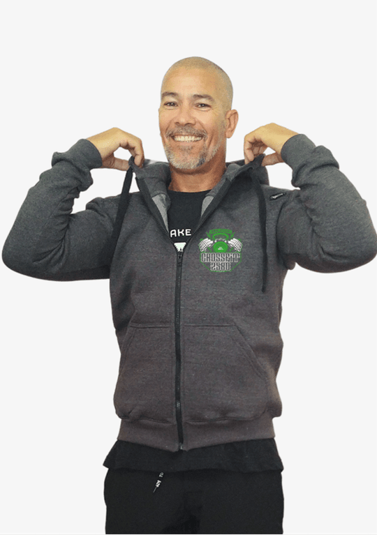 ZIP - HOODIES Unissexo CrossFit 2580 (Alenquer ) - Grey - TugaSox Fitness Store