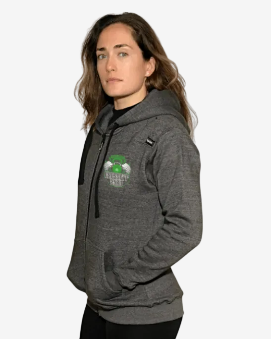 ZIP - HOODIES Unissexo CrossFit 2580 (Alenquer ) - Grey - TugaSox Fitness Store