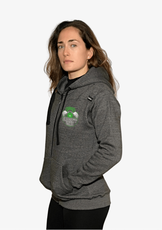 ZIP - HOODIES Unissexo CrossFit 2580 (Alenquer ) - Grey - TugaSox Fitness Store