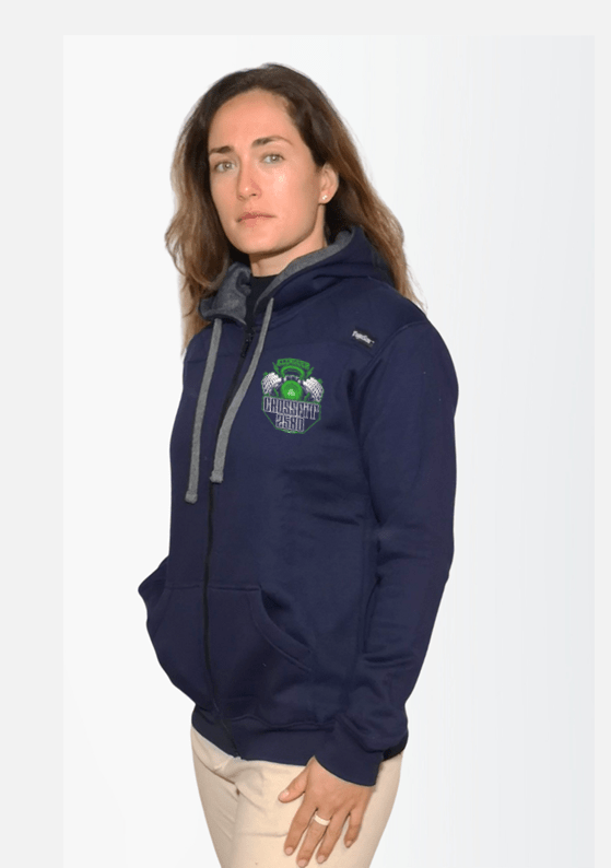 ZIP - HOODIES Unissexo CrossFit 2580 (Alenquer ) - Navy - TugaSox Fitness Store