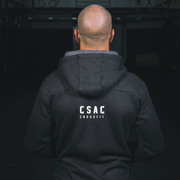 Casacos Unissexo - CSAC CrossFit  - Black | Unisex Full zipper hoodies - CSAC CrossFit Black