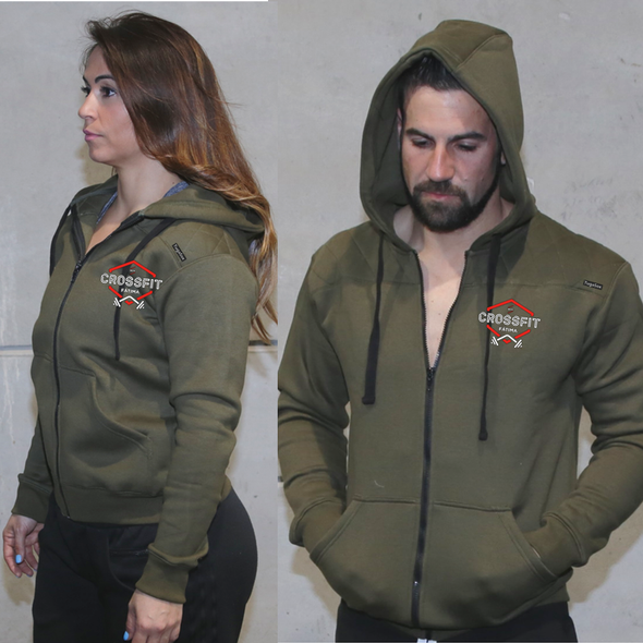 Casacos Unisexo - CrossFit Fátima | Unisex Full zipper hoodies - CrossFit Fátima