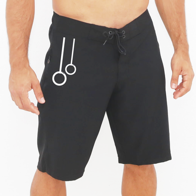 Calções Masculinos - Black - Cross Arade | Customized Men Shorts - Cross Arade - Black