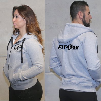 Casacos Unisexo - Fit4You | Unisex Full zipper hoodies - Fit4You