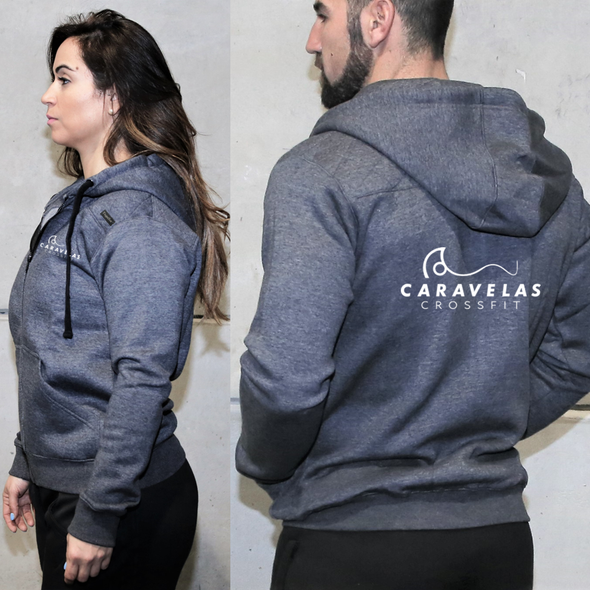 Casacos Unisexo Caravelas CrossFit | Unisex Full zipper hoodies - Caravelas CrossFit