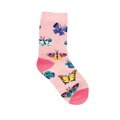 Butterfly migration - kids crew socks (2-4 anos)