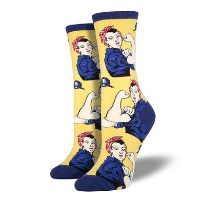 Rosie Ladies Crew socks (Yellow)