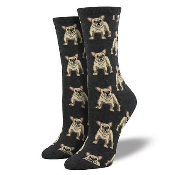 Frenchie Ladies Crew socks